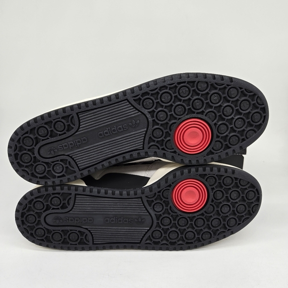 New adidas Forum 84 Low ADV Crystal White Black Scarlet Men's Shoes Size 9.5 - Picture 7 of 8